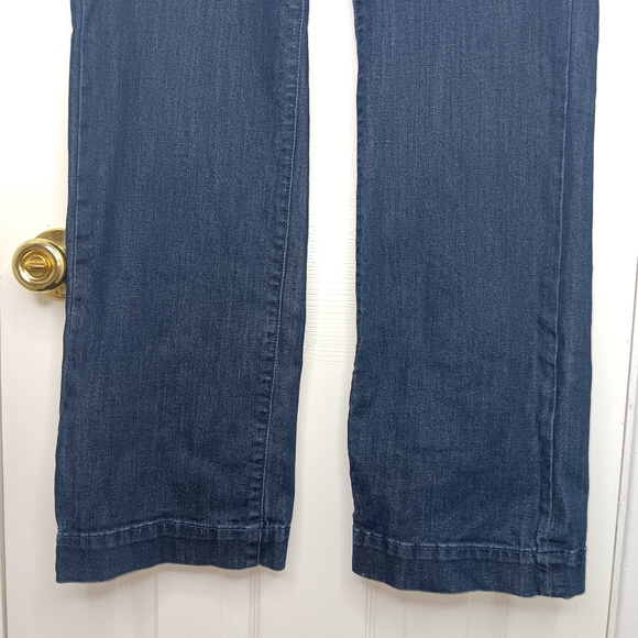 BANANA REPUBLIC Women’s Dark Wash Trouser Jeans Size 27/4 Classic Versatile - Picture 3 of 11